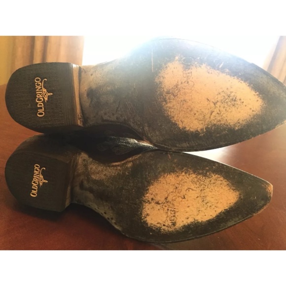 OLD GRINGO CHOCOLATE SAN SABA II COWBOY BOOTS - Picture 5 of 8